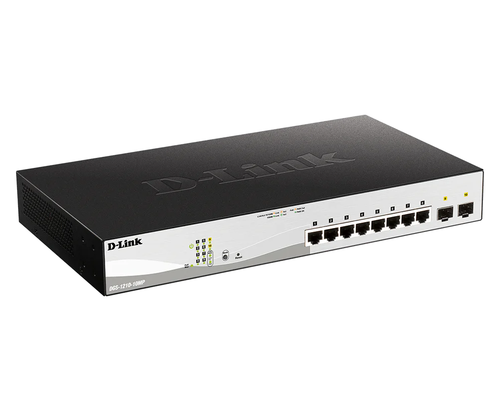 10-Port Gigabit Smart Managed PoE Switch DGS-1210-10MP - Image 3