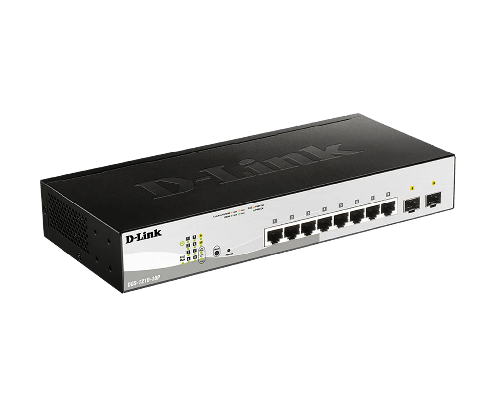 10-Port Gigabit Smart Managed PoE Switch - DGS-1210-10P - Image 3