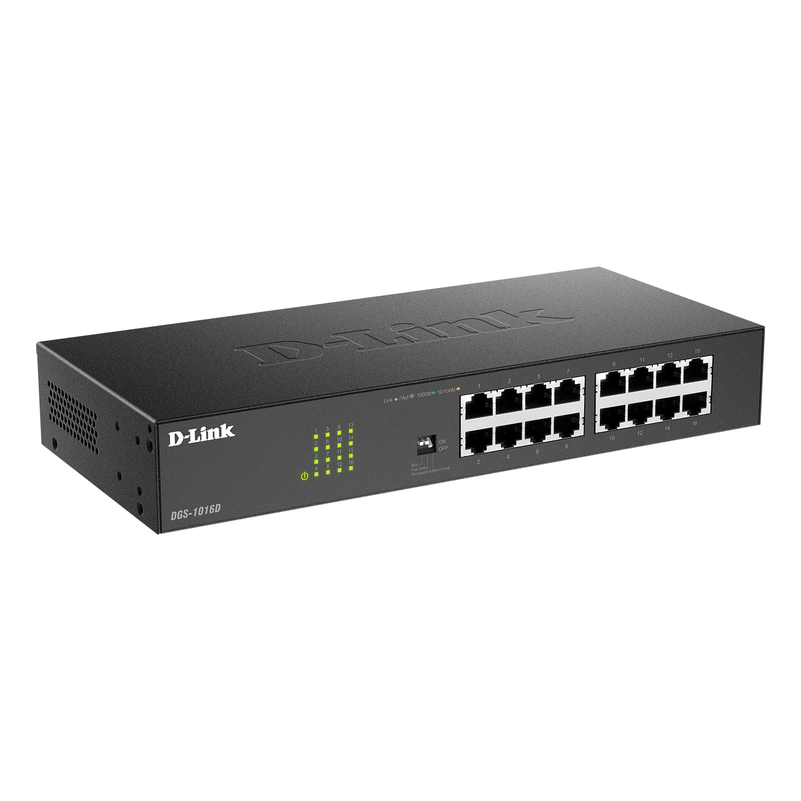 16-Port Gigabit Unmanaged Switch - DGS-1016D - Image 3