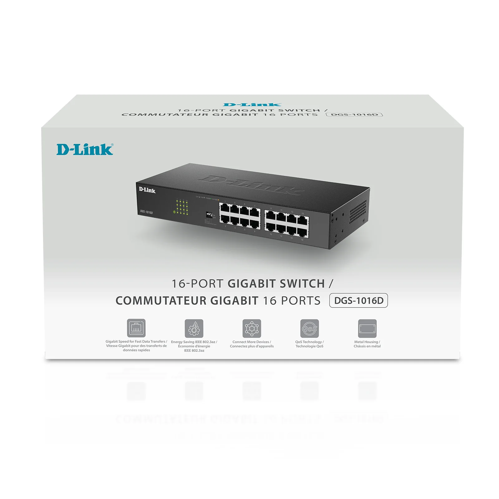16-Port Gigabit Unmanaged Switch - DGS-1016D - Image 5