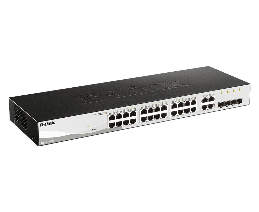 28-Port Gigabit Smart Managed Switch - DGS-1210-28 - Image 3