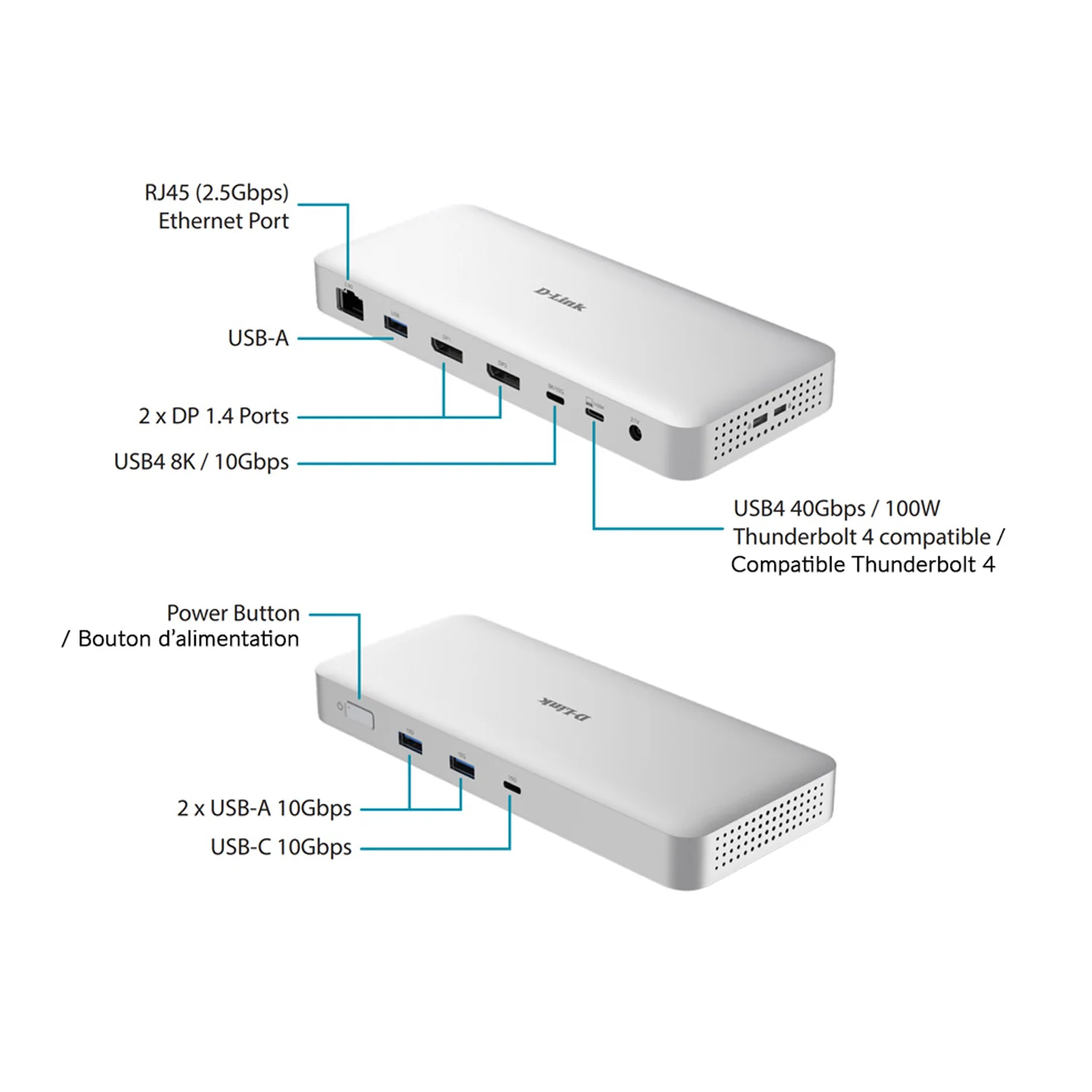 9-in-1 USB4 Docking Station with Dual 8K Display Ports - DUF-901 - Image 16