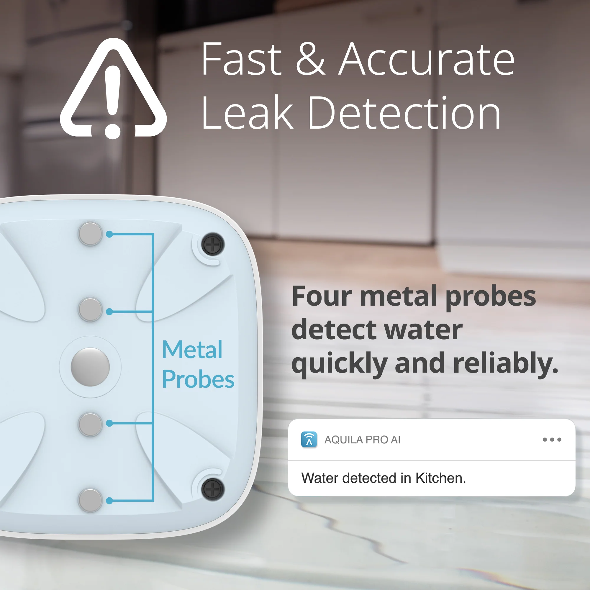 Add-on Remote Battery-Powered Water Leak Sensing Pod for SW-A11KT Water Leak Sensor Kit - SW-A2 - Image 13