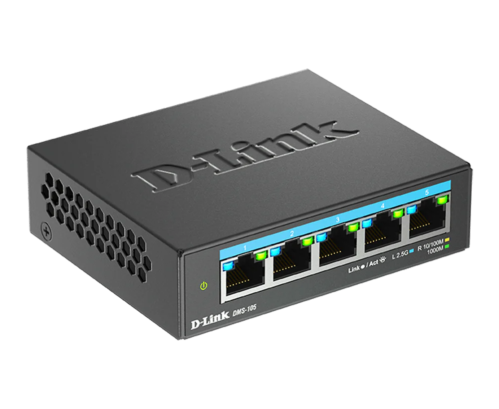 D-Link 5-Port Multi-Gigabit Unmanaged Switch - DMS-105 - Image 3