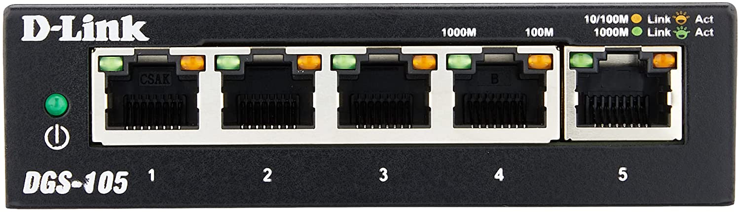 [Certified Refurbished] 5-Port Gigabit Metal Desktop Switch 2pk - DGS-105/2PK RE - Image 4