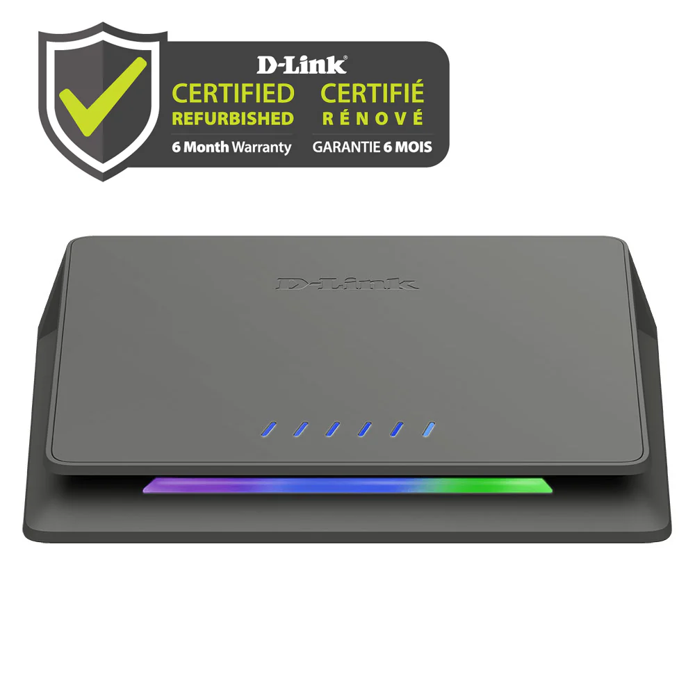 [Certified Refurbished] 6-Port Multi-Gigabit Unmanaged Switch - DMS-106XT/RE