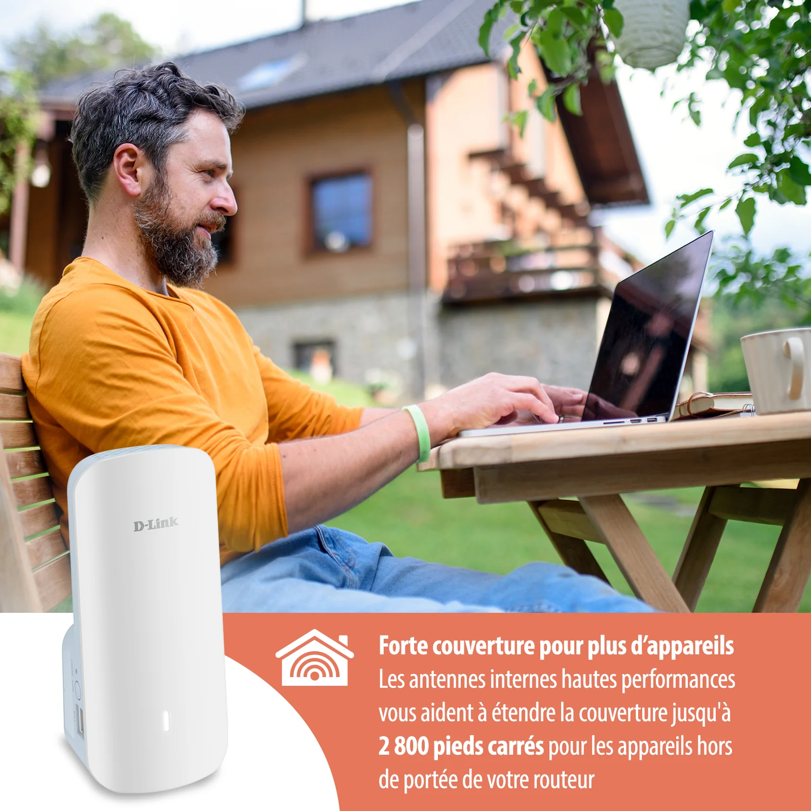 [Certified Open Box] AQUILA PRO AI AX3000 Wi-Fi 6 Smart Mesh Extender - E30/RE - Image 3