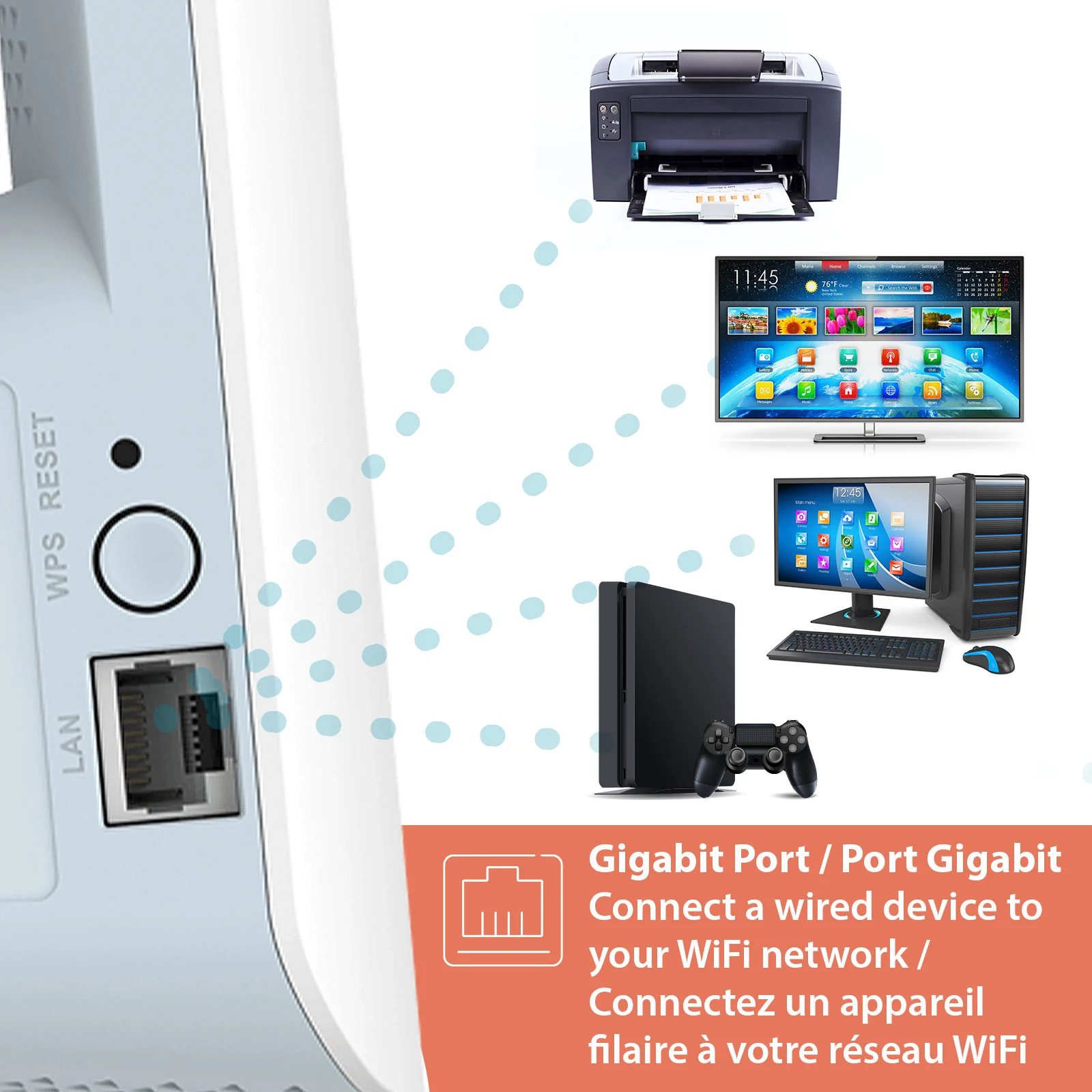 D-Link AQUILA PRO AI AX3000 Wi-Fi 6 Smart Mesh Extender - E30 - Image 4