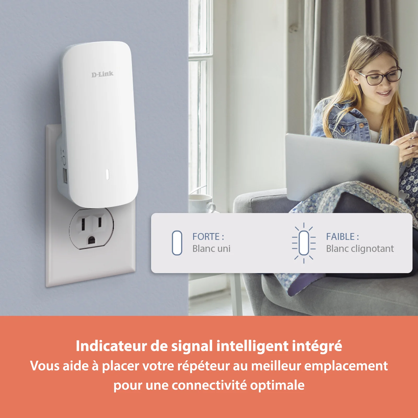 D-Link AQUILA PRO AI AX3000 Wi-Fi 6 Smart Mesh Extender - E30 - Image 7