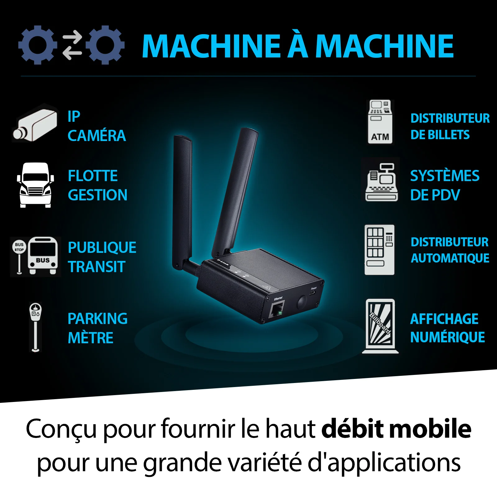 D-Link 4G LTE (Cat 4) to Gigabit Ethernet Modem/Bridge (DWM-311-B1) - Image 3