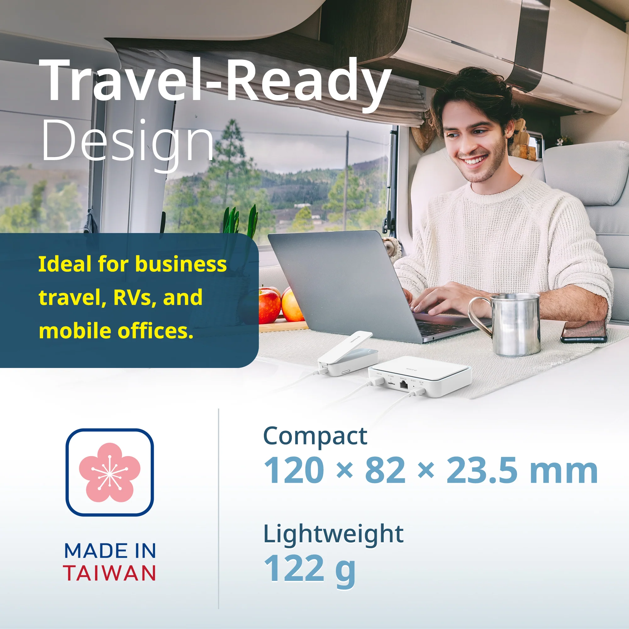 D-Link AX3000 Wi-Fi 6 Portable VPN Travel Router (DBR-330), Multi-WAN, Business-Grade Security, VPN, SPI Firewall, File Sharing, Compact WiFi Hotspot for Public WiFi Sharing, Remote Work, RV, Hotel - Image 16