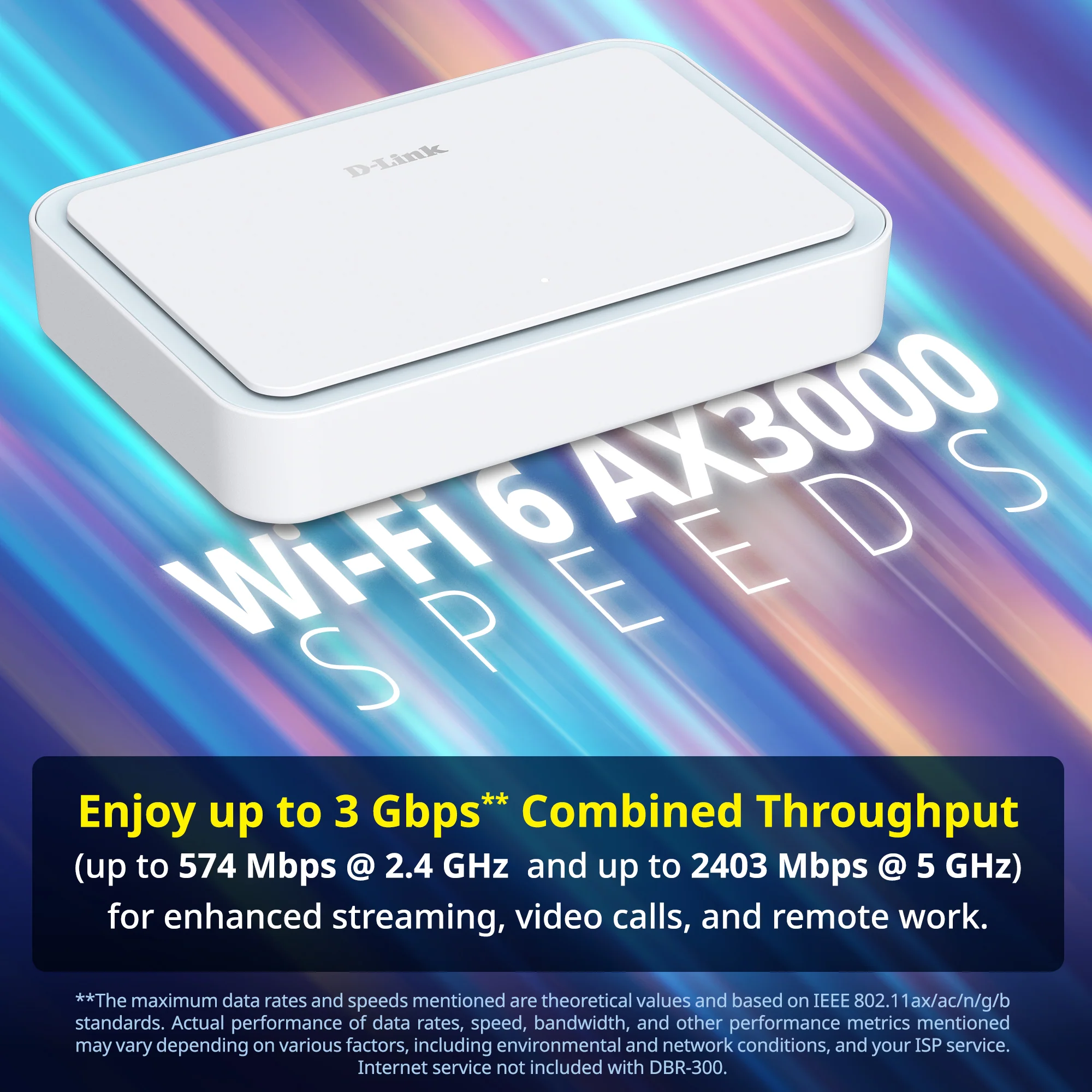 D-Link AX3000 Wi-Fi 6 Portable VPN Travel Router (DBR-330), Multi-WAN, Business-Grade Security, VPN, SPI Firewall, File Sharing, Compact WiFi Hotspot for Public WiFi Sharing, Remote Work, RV, Hotel - Image 4