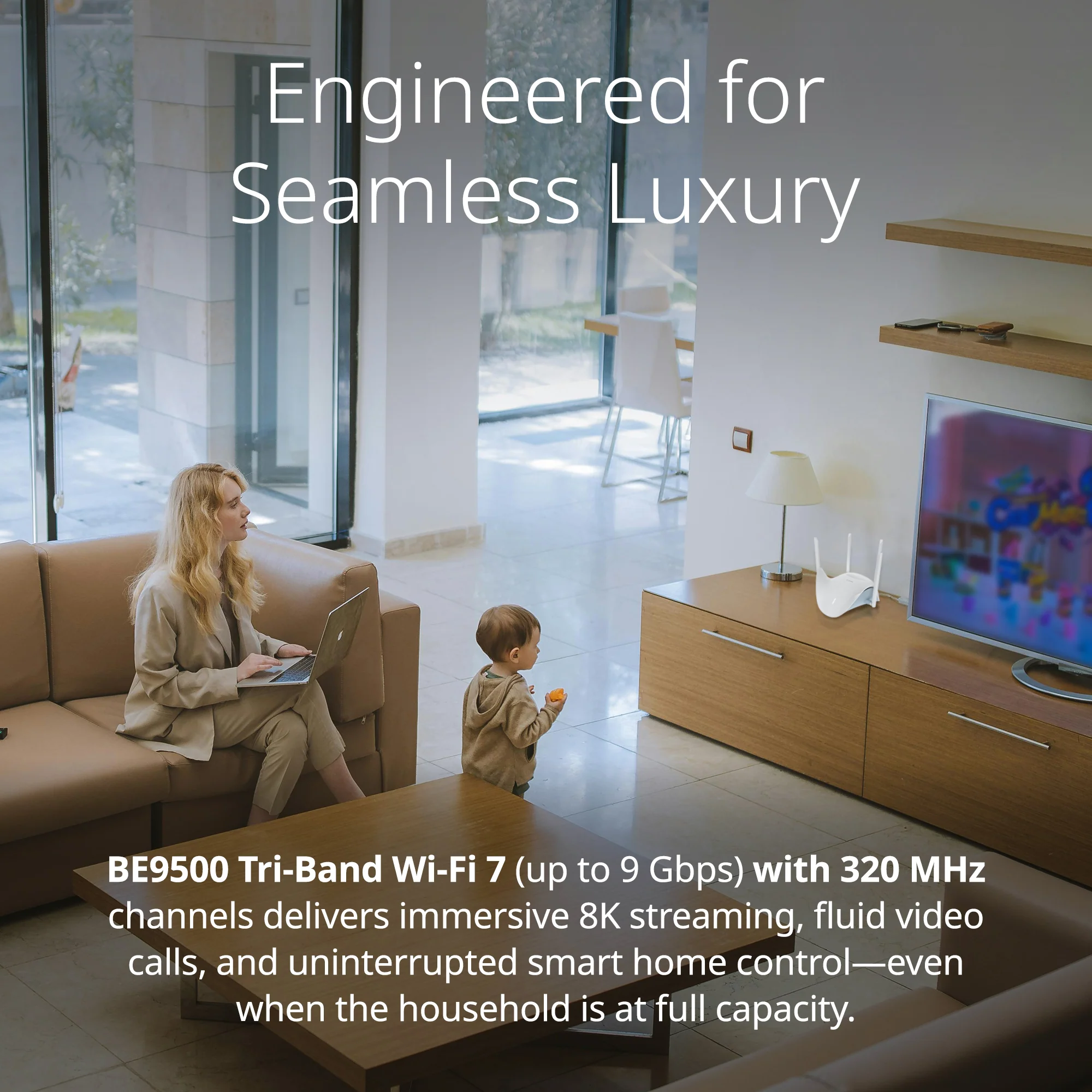 D-Link BE9500 Tri-Band Wi-Fi 7 Smart Router - R95 - Image 6