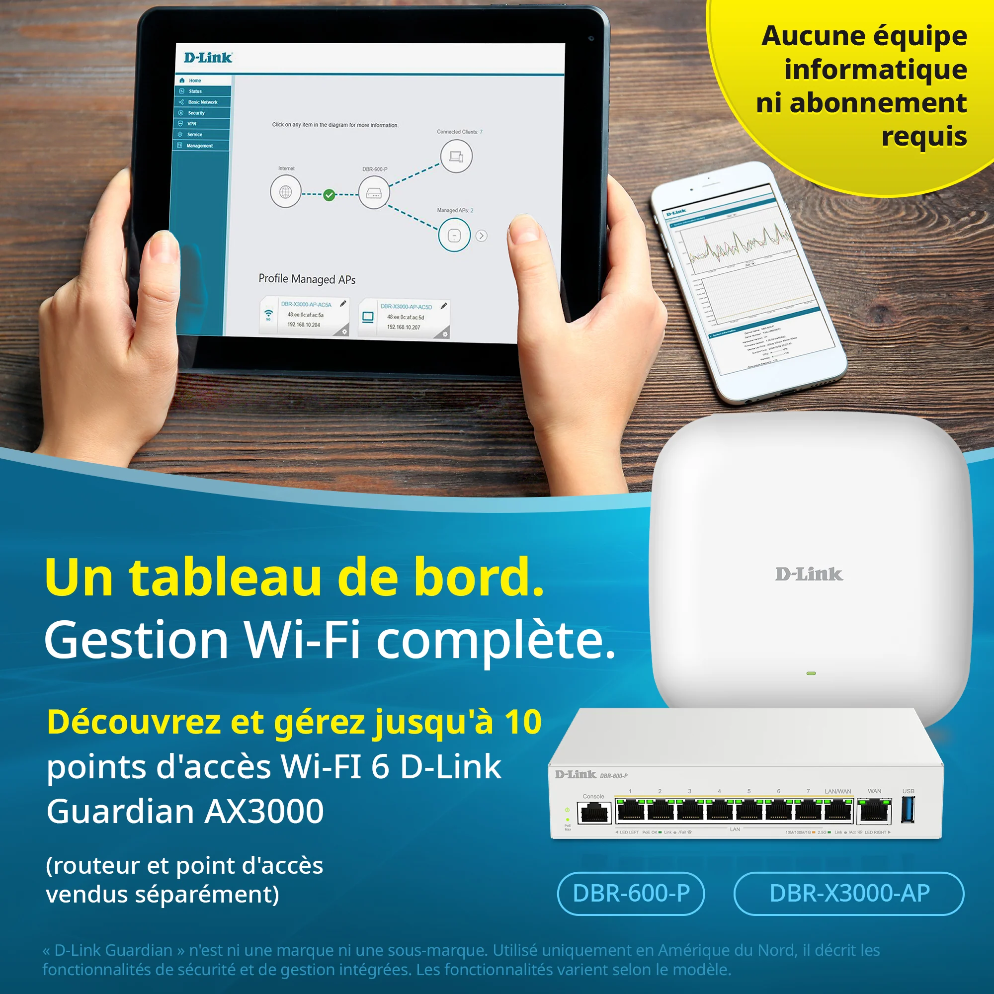 D-Link Guardian 600 PoE Multi-Gig Router (DBR-600-P) Premium Router with Multi-WAN Failover, SPI Firewall, 8x 2.5GbE PoE+ LAN, VPN, and Access Point Management (up to 10 APs) - Image 17