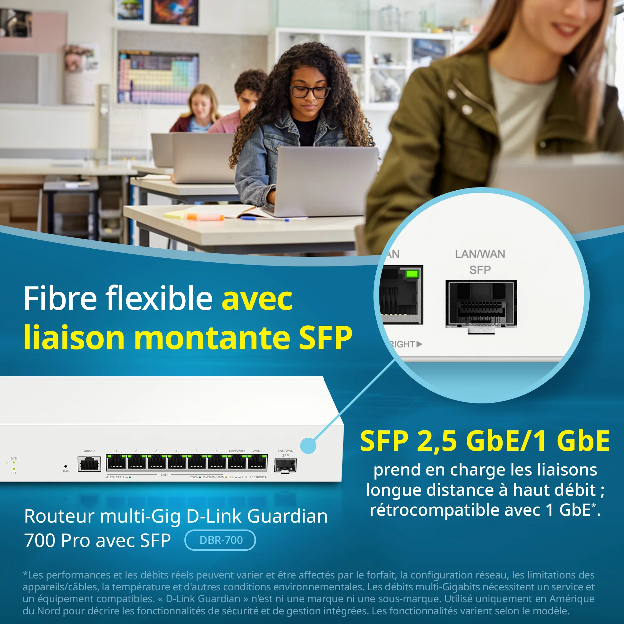 D-Link Guardian 700 Pro Multi-Gig Router with SFP (DBR-700), Premium Router with Multi-WAN Failover, SPI Firewall, 8x 2.5GbE LAN with SFP, VPN, and Centralized Access Point Management (up to 15 APs) - Image 15