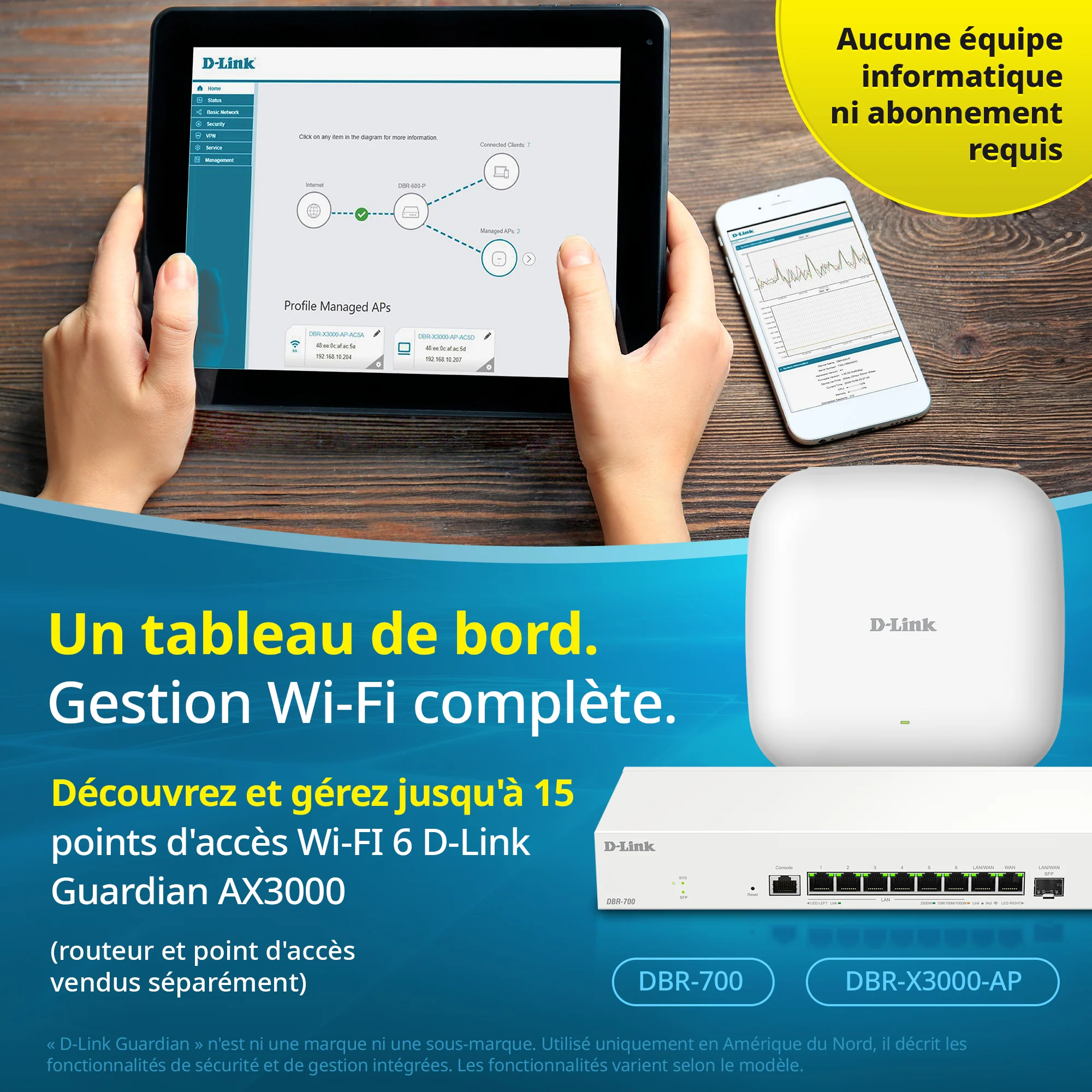 D-Link Guardian 700 Pro Multi-Gig Router with SFP (DBR-700), Premium Router with Multi-WAN Failover, SPI Firewall, 8x 2.5GbE LAN with SFP, VPN, and Centralized Access Point Management (up to 15 APs) - Image 17