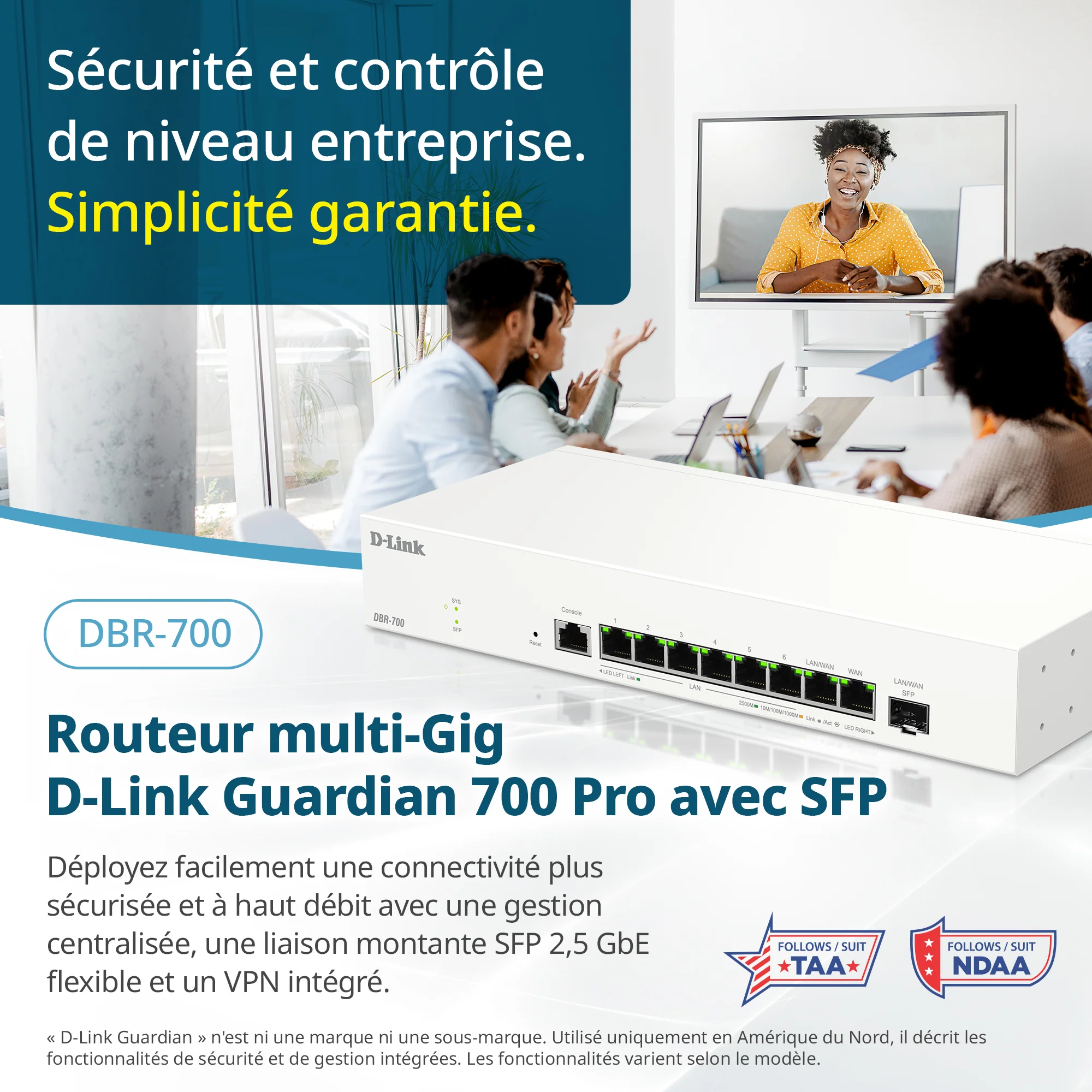 D-Link Guardian 700 Pro Multi-Gig Router with SFP (DBR-700), Premium Router with Multi-WAN Failover, SPI Firewall, 8x 2.5GbE LAN with SFP, VPN, and Centralized Access Point Management (up to 15 APs) - Image 31