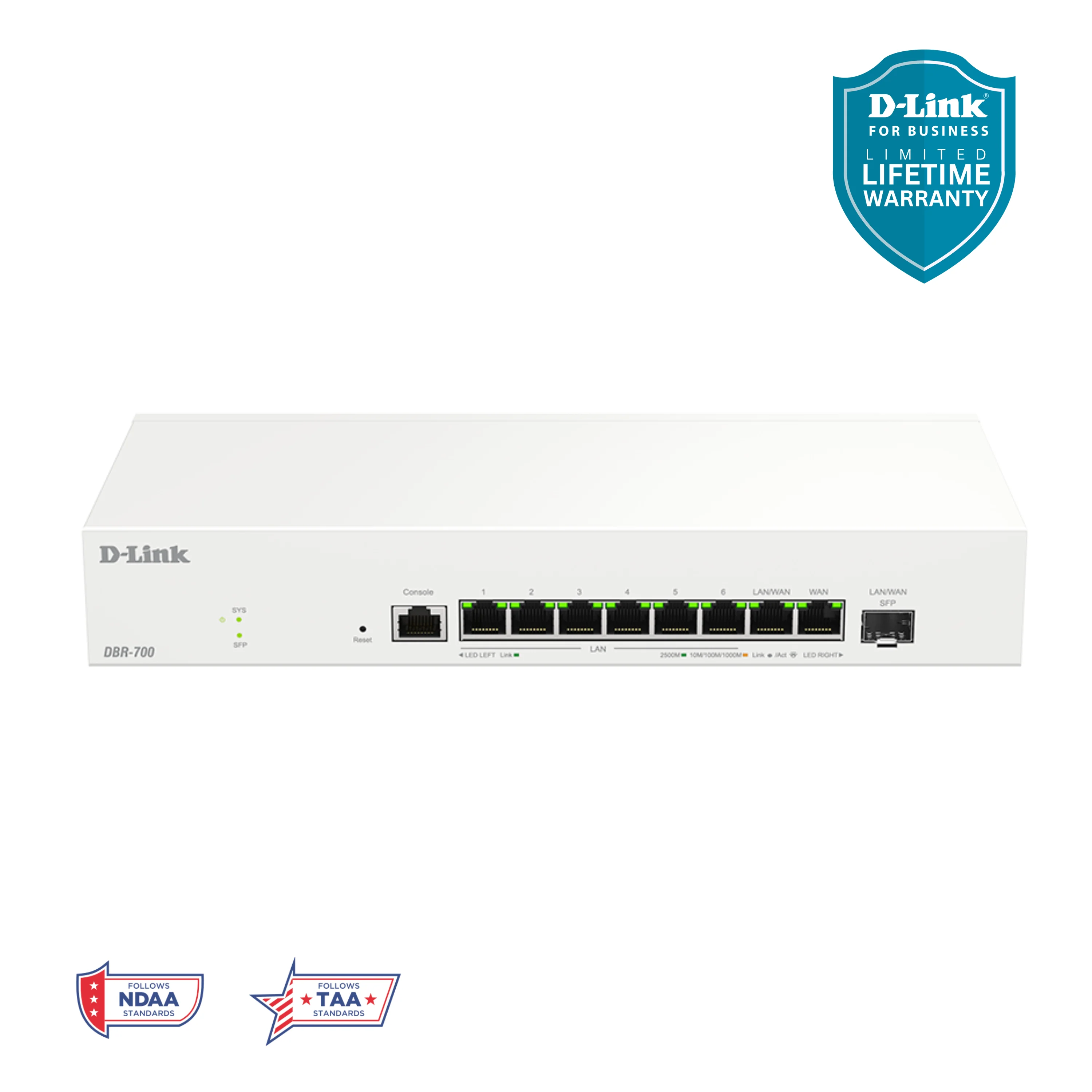 D-Link Guardian 700 Pro Multi-Gig Router with SFP (DBR-700), Premium Router with Multi-WAN Failover, SPI Firewall, 8x 2.5GbE LAN with SFP, VPN, and Centralized Access Point Management (up to 15 APs) - Image 34