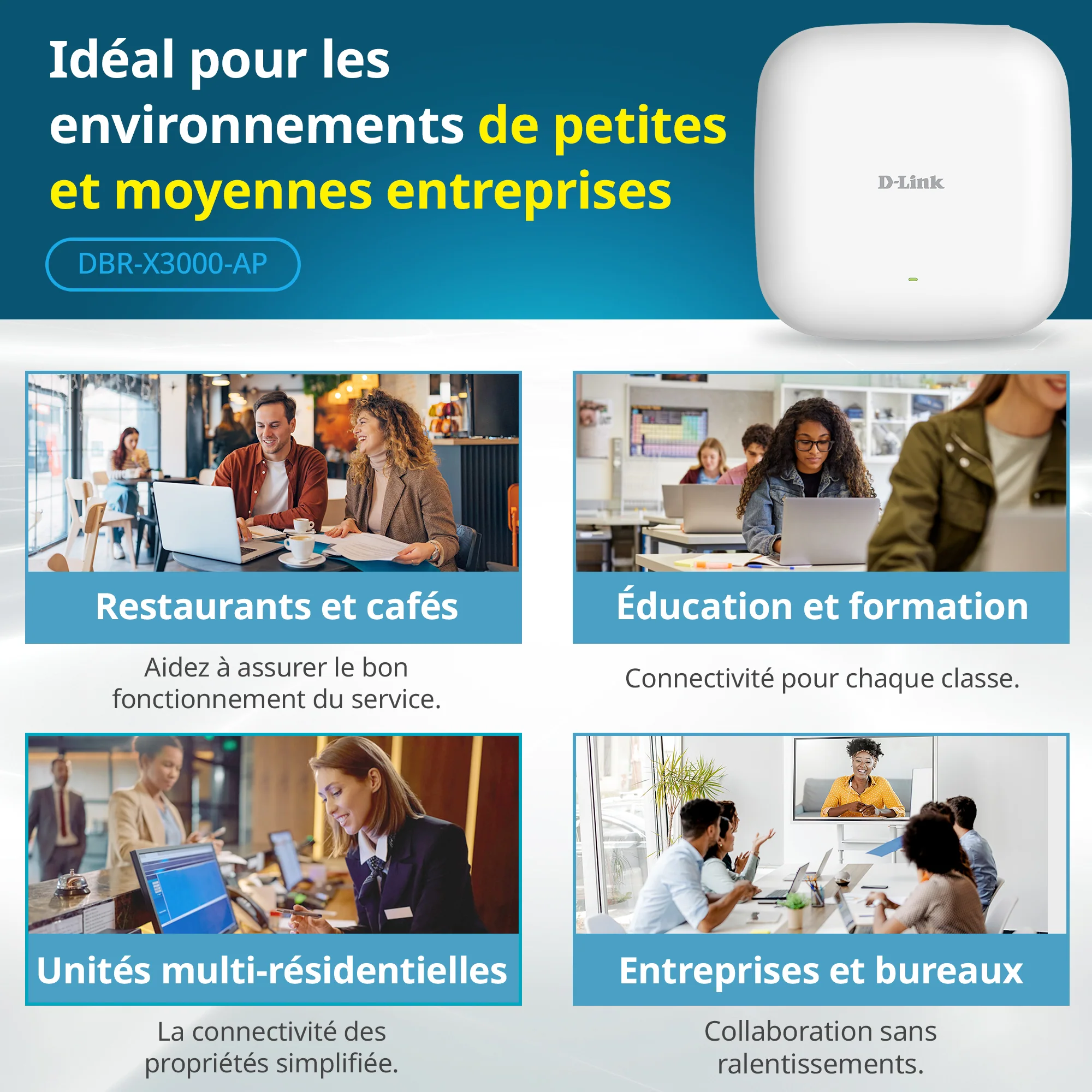 D-Link Guardian X3000 Wi-Fi 6 Access Point (DBR-X3000-AP) Dual-band AX3000 Smart Access Point with WPA3, VLANs, PoE Powered, Guest Wi-Fi, Supports Mesh, Centralized Management by D-Link Guardian Routers - Image 11