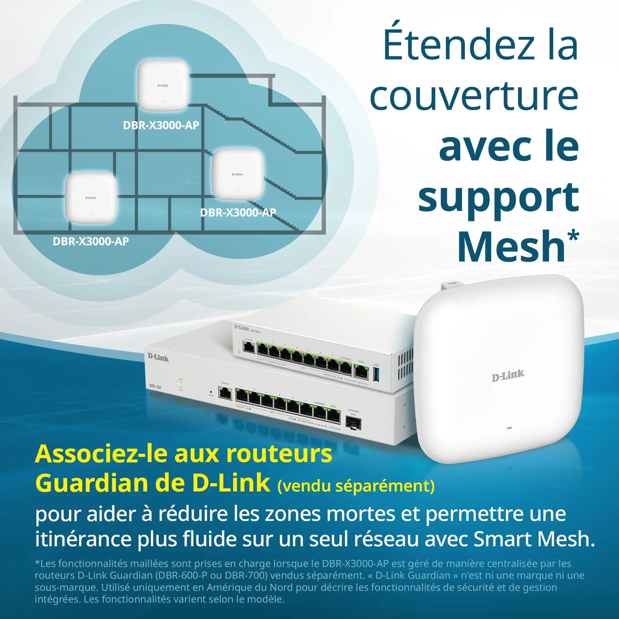 D-Link Guardian X3000 Wi-Fi 6 Access Point (DBR-X3000-AP) Dual-band AX3000 Smart Access Point with WPA3, VLANs, PoE Powered, Guest Wi-Fi, Supports Mesh, Centralized Management by D-Link Guardian Routers - Image 19