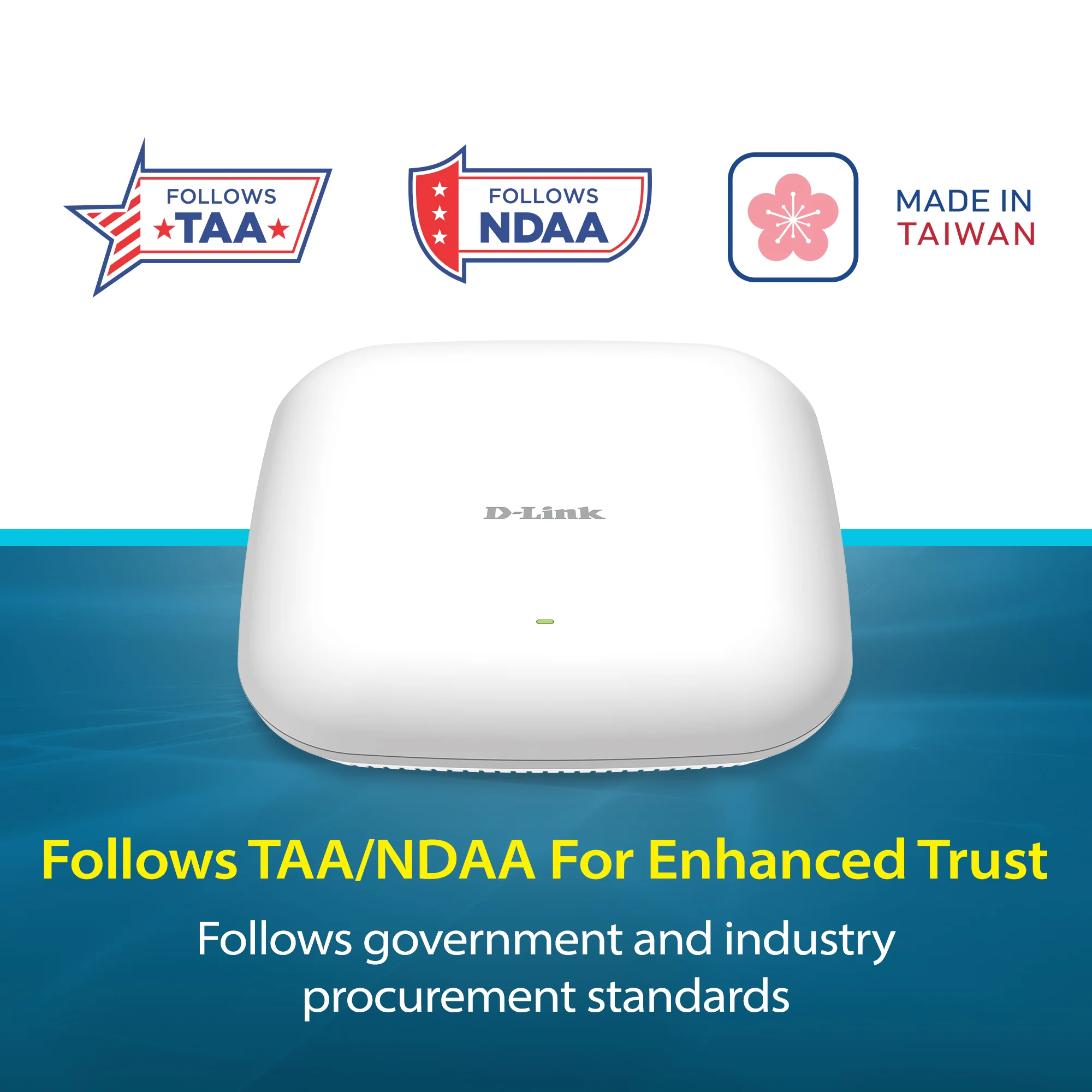 D-Link Guardian X3000 Wi-Fi 6 Access Point (DBR-X3000-AP) Dual-band AX3000 Smart Access Point with WPA3, VLANs, PoE Powered, Guest Wi-Fi, Supports Mesh, Centralized Management by D-Link Guardian Routers - Image 4