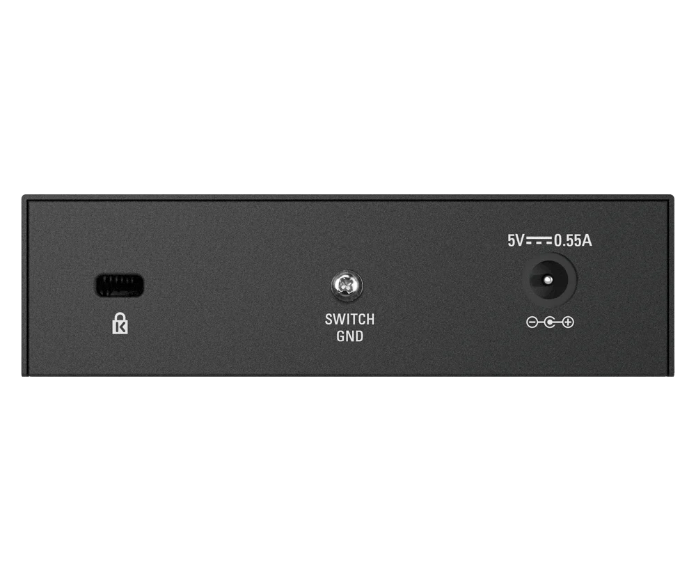 5-Port 10/100 Unmanaged Metal Desktop Switch - DES-105 - Image 2