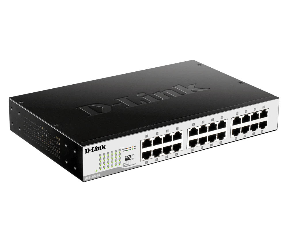 [Certified Refurbished] 24-Port Gigabit Unmanaged Switch - DGS-1024D/RE - Image 3