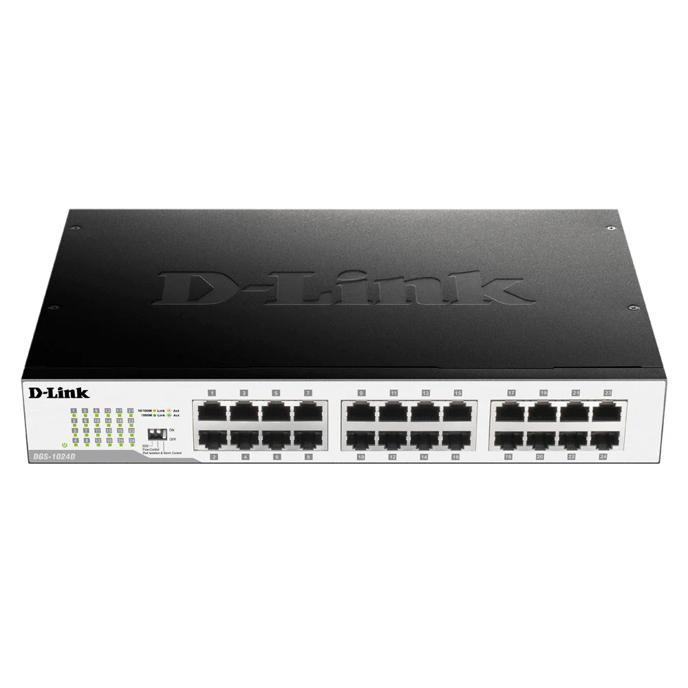 [Certified Refurbished] 24-Port Gigabit Unmanaged Switch - DGS-1024D/RE - Image 4