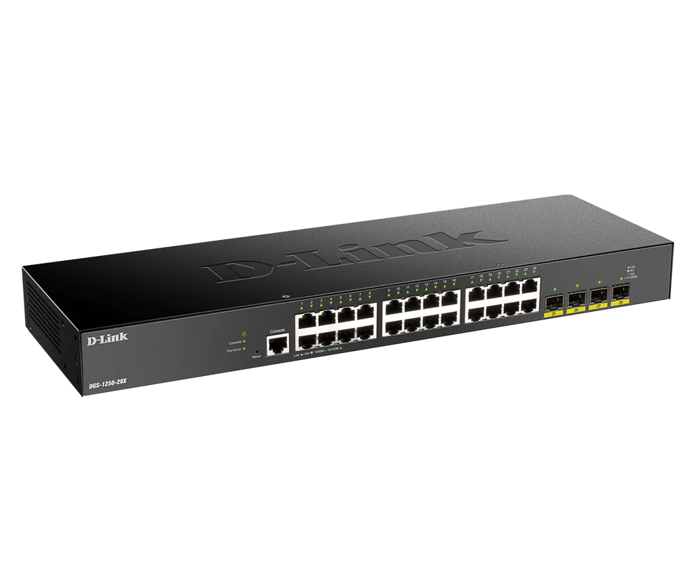 28-Port 10-Gigabit Smart Managed Switch - DGS-1250-28X - Image 3