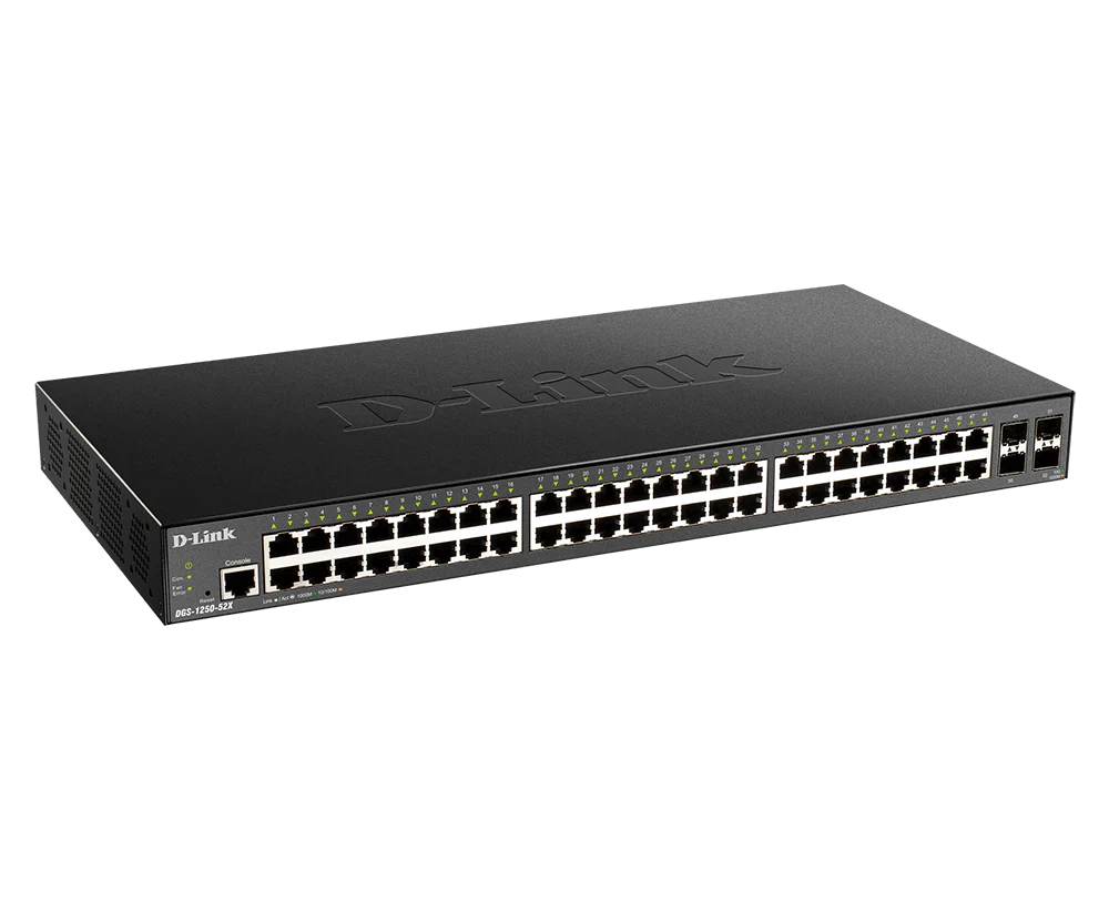 52-Port 10-Gigabit Smart Managed Switch - DGS-1250-52X - Image 3