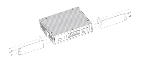 180W (54 V DC output) Power Supply with Rack-Mount Kit for DIS-200G-12PSW Switch - DIS-200G-RPK180 - Image 4