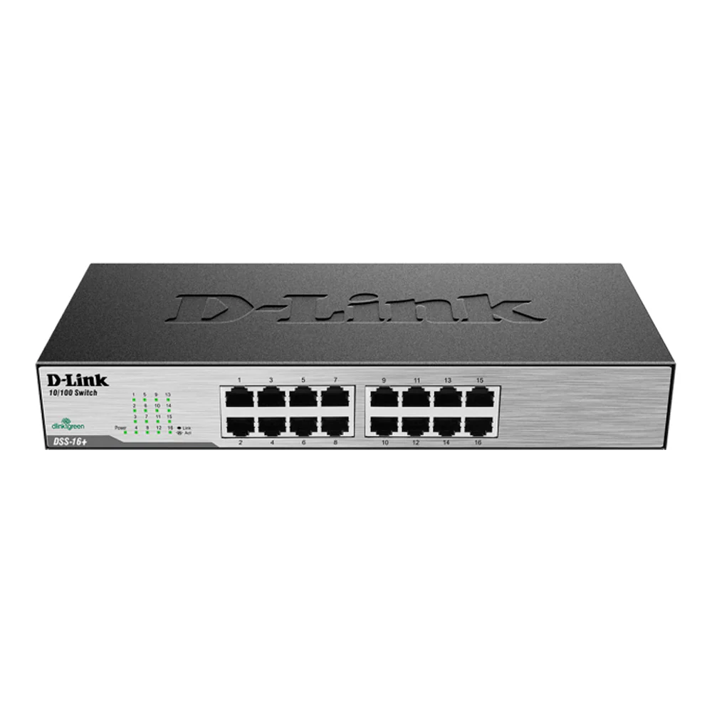 [Certified Refurbished] 16-Port Fast Ethernet Unmanaged Switch - DSS-16+/RE - Image 4