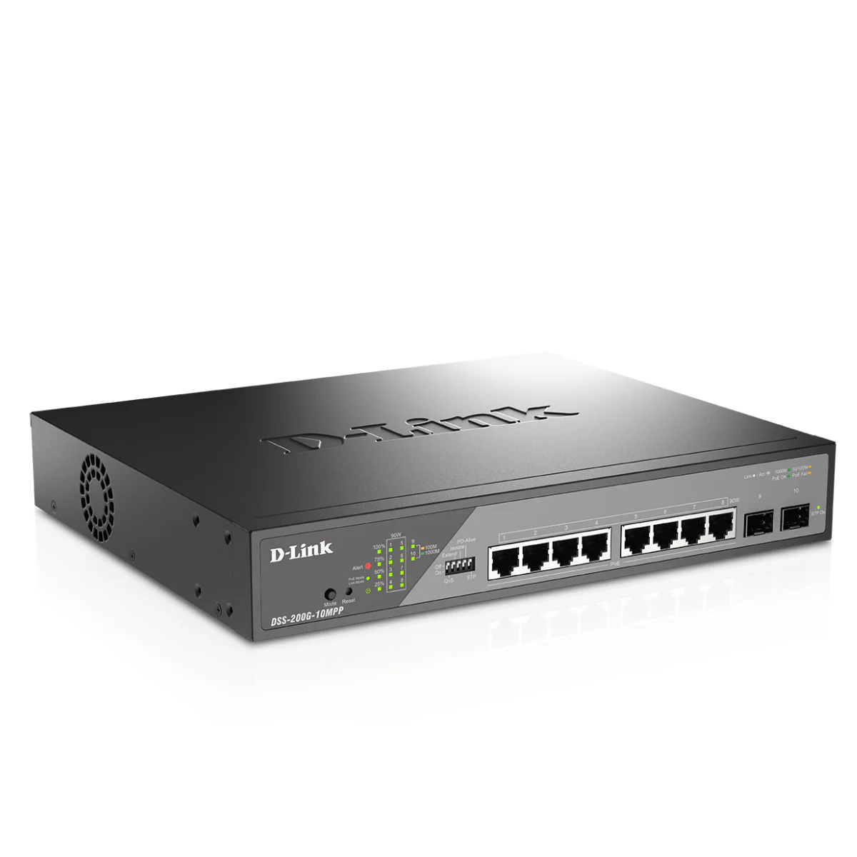 D-Link 8-Port Gigabit PoE++ Smart Managed Switch with 2 SFP Ports - DSS-200G-10MPP - Image 13