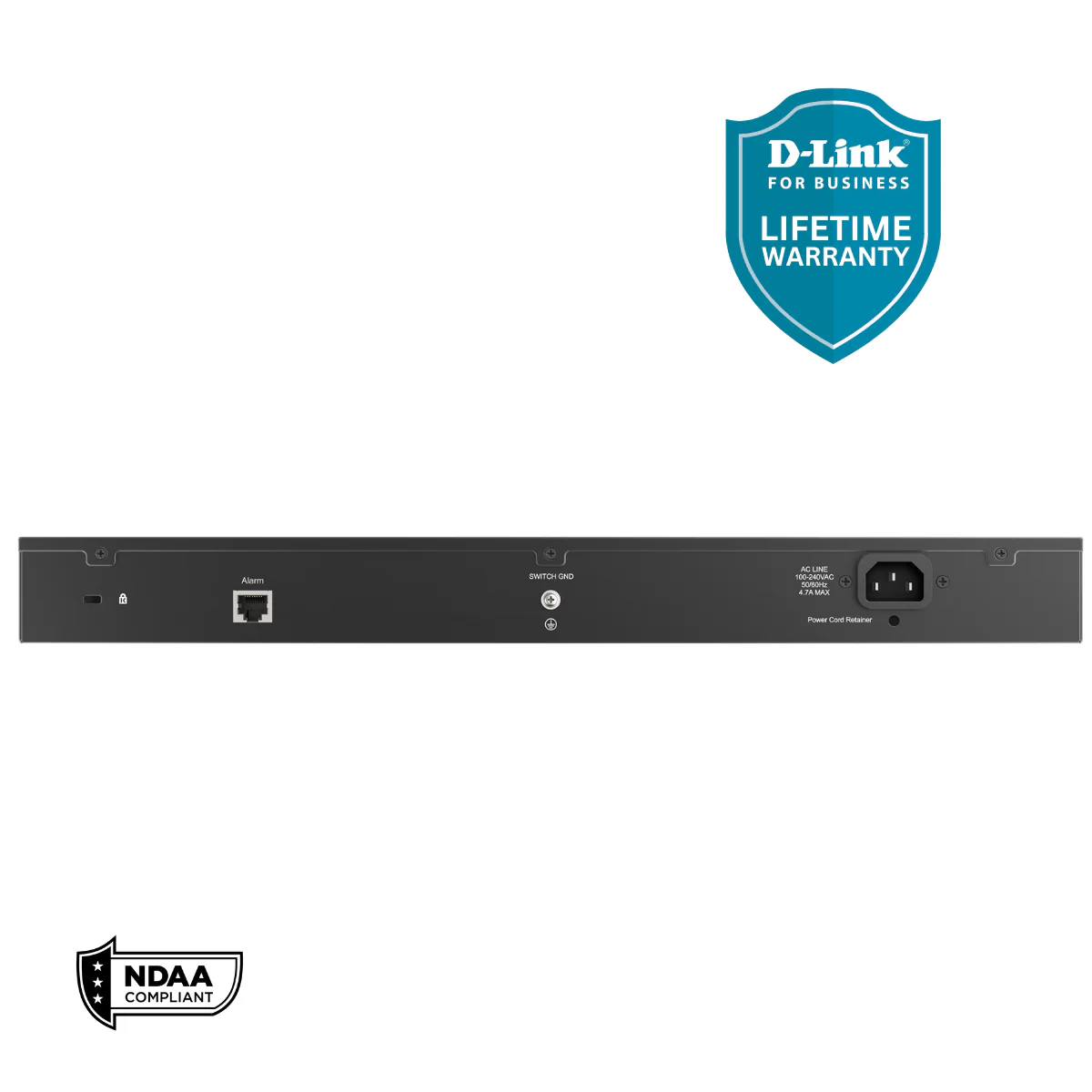 D-Link 24-Port Gigabit Poe+ Smart Managed Switch with 4 Combo SFP Ports - DSS-200G-28MP - Image 3
