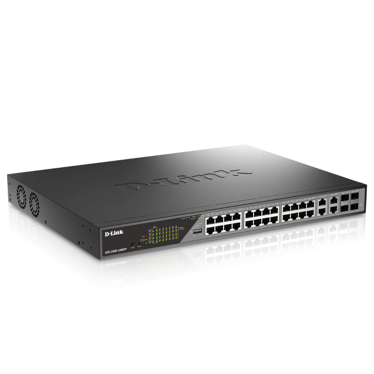 D-Link 24-Port Gigabit Poe++ Smart Managed Switch with 4 Combo SFP Ports - DSS-200G-28MPP - Image 12
