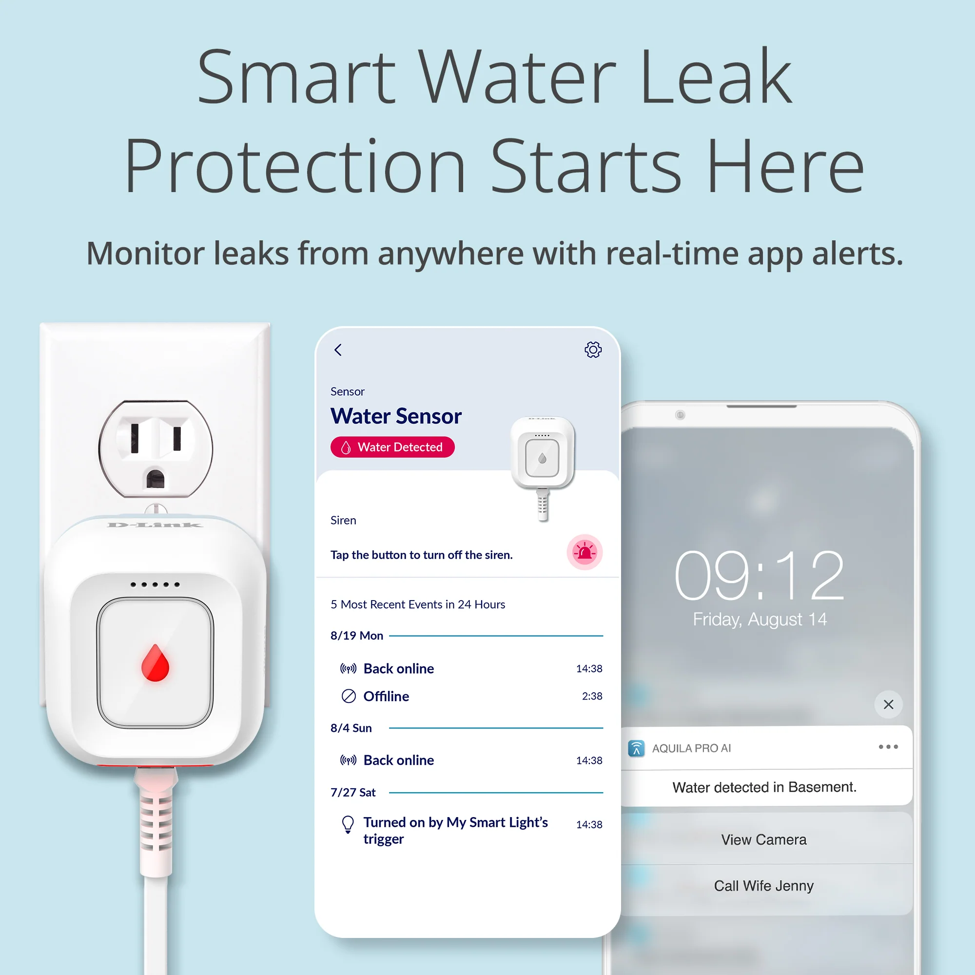 Expandable Smart Wi-Fi Water Leak Sensor Starter Kit - SW-A11KT - Image 18