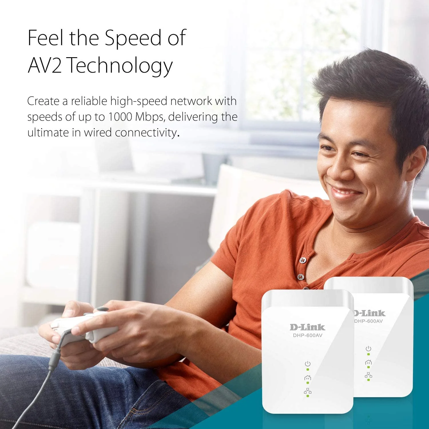 PowerLine AV2 1000 Gigabit Starter Kit - DHP-601AV - Image 9