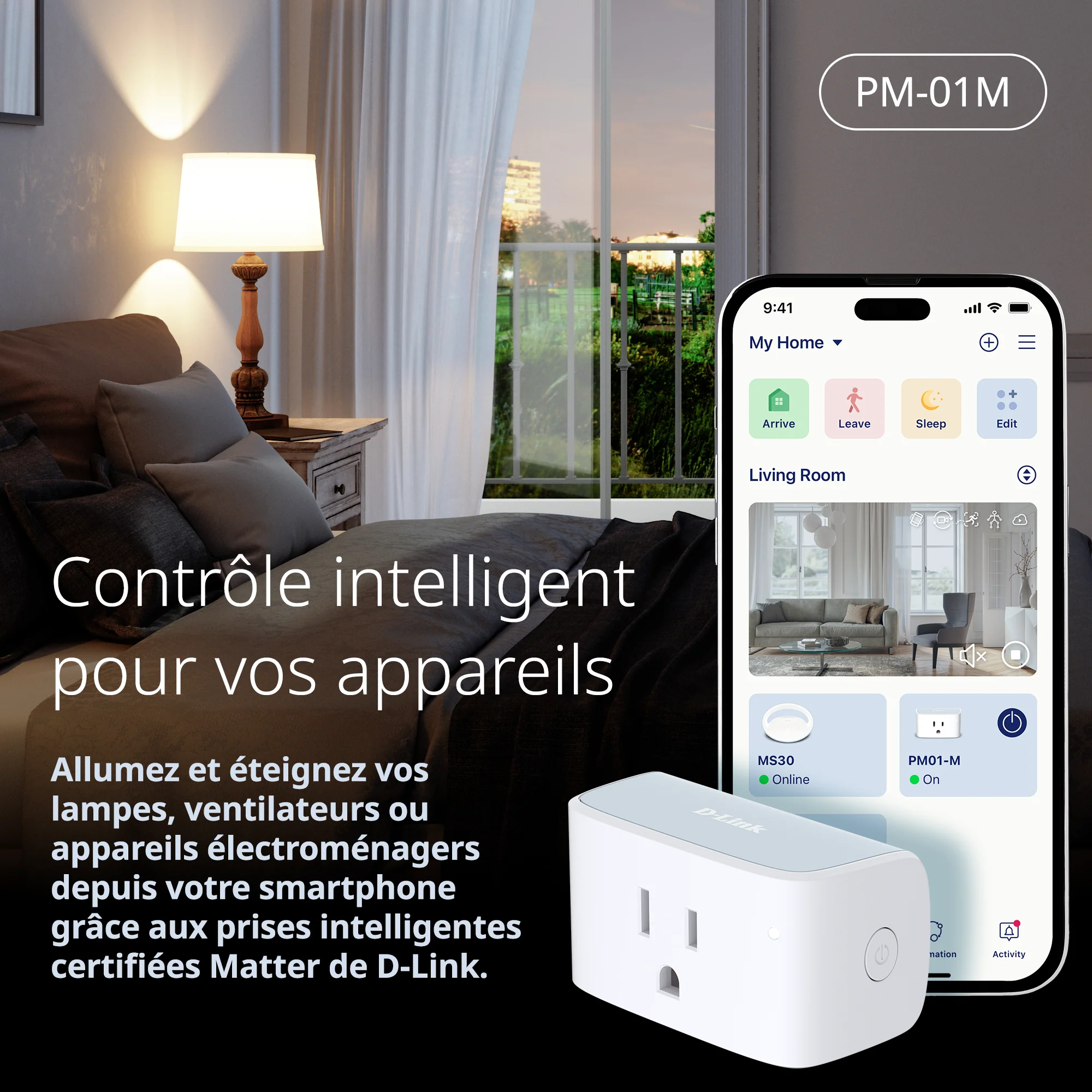 Wi-Fi Smart Plug, AQUILA PRO AI and Matter Supported - PM-01M - Image 3