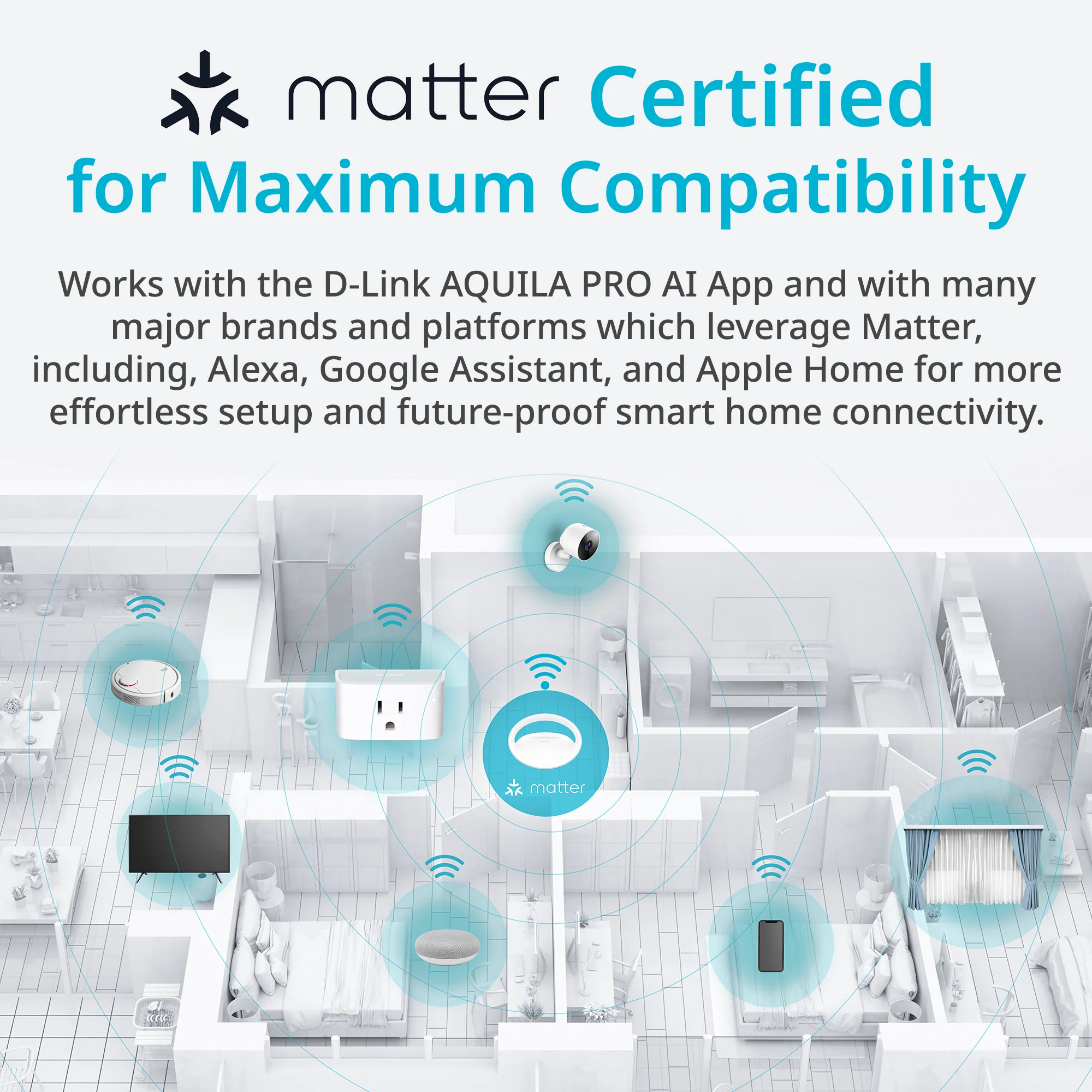 Wi-Fi Smart Plug, AQUILA PRO AI and Matter Supported - PM-01M - Image 4