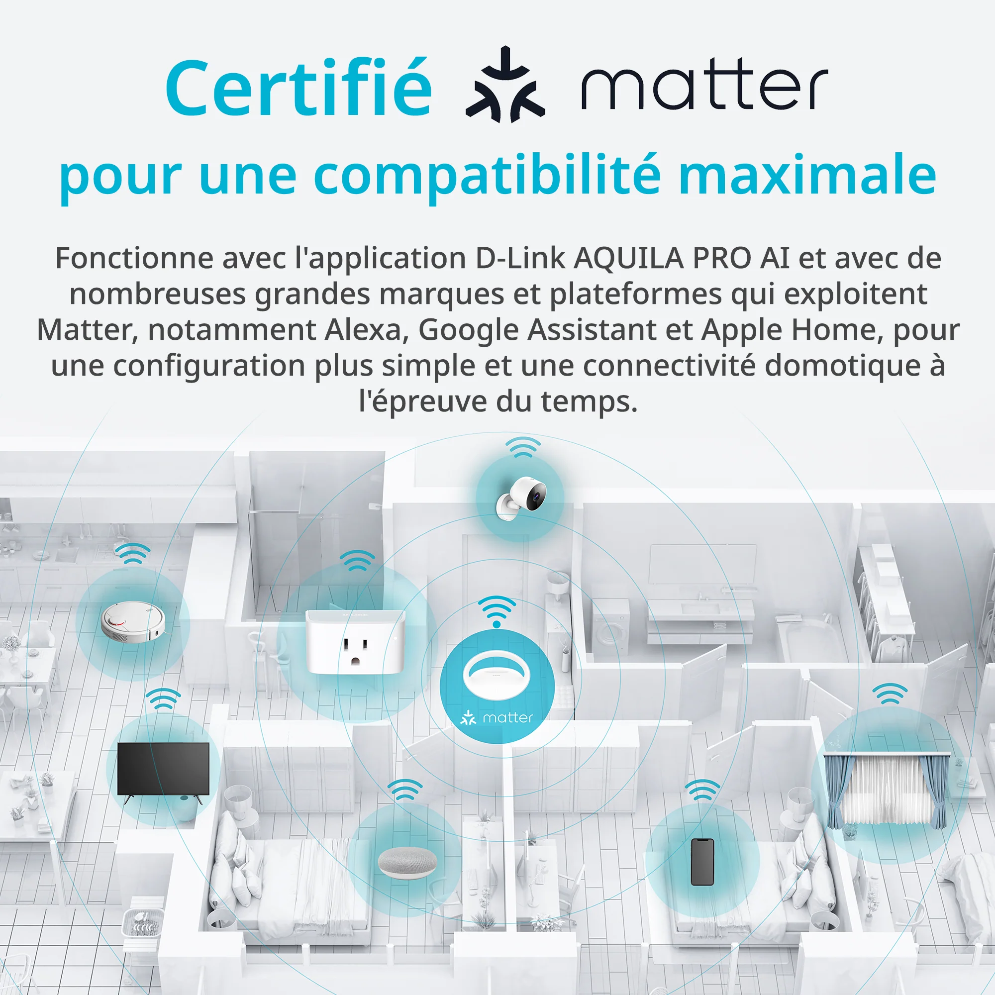 Wi-Fi Smart Plug, AQUILA PRO AI and Matter Supported - PM-01M - Image 5